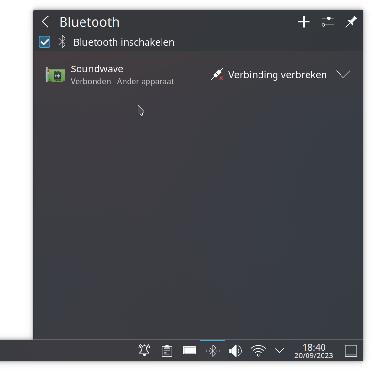 Linux KDE Bluetooth